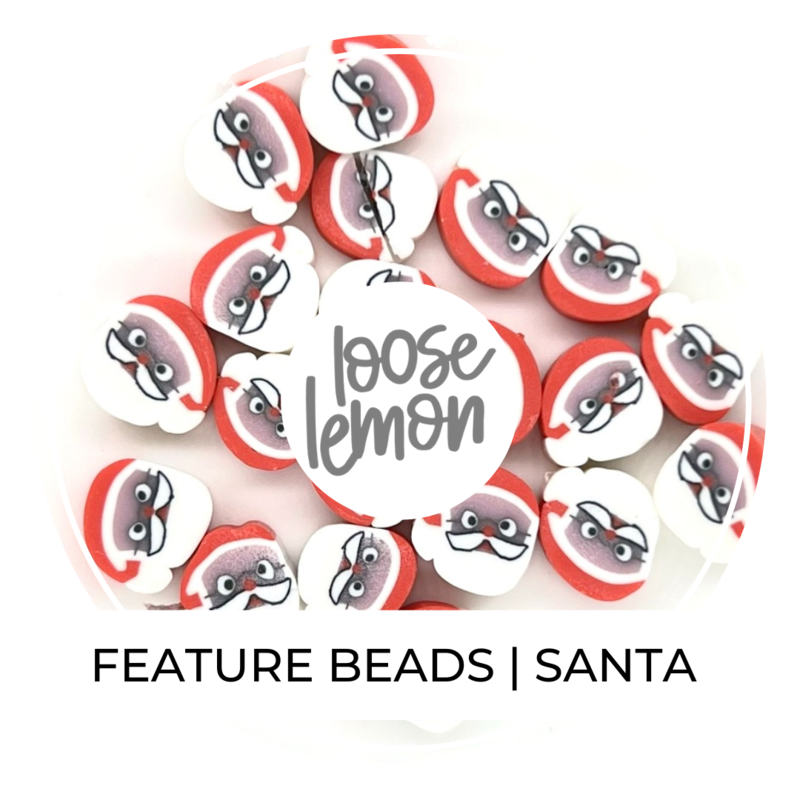 Feature Beads | Santa X 20