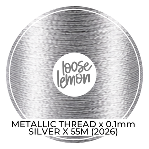 Metallic Thread (Silver 2026)  | 0.1Mm X 55M