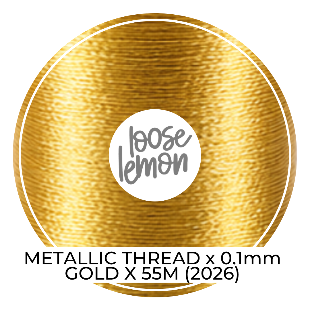 Metallic Thread (Gold 2026)  | 0.1Mm X 55M