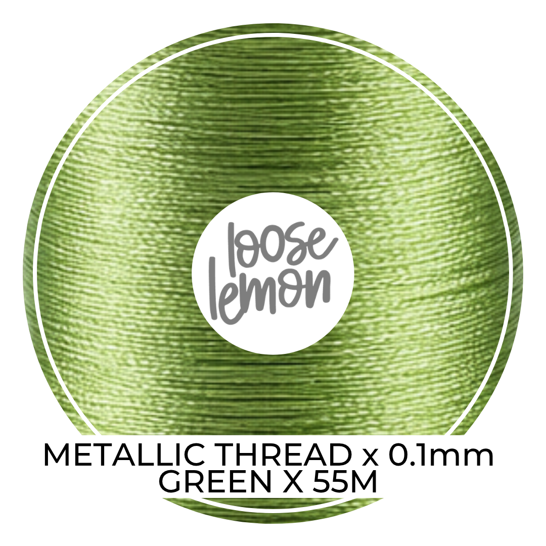Metallic Thread (Green)  | 0.1Mm X 55M