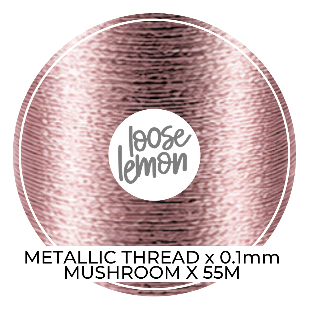 Metallic Thread (Mushroom)  | 0.1Mm X 55M