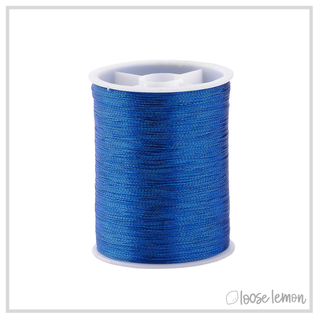 Metallic Thread (Blue)  | 0.1Mm X 55M
