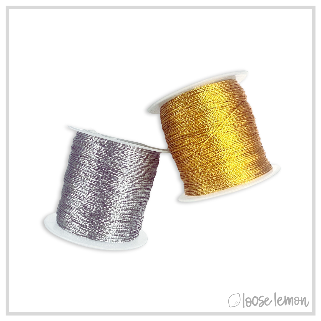 Gold Metallic Thread  | 0.5Mm X 50M