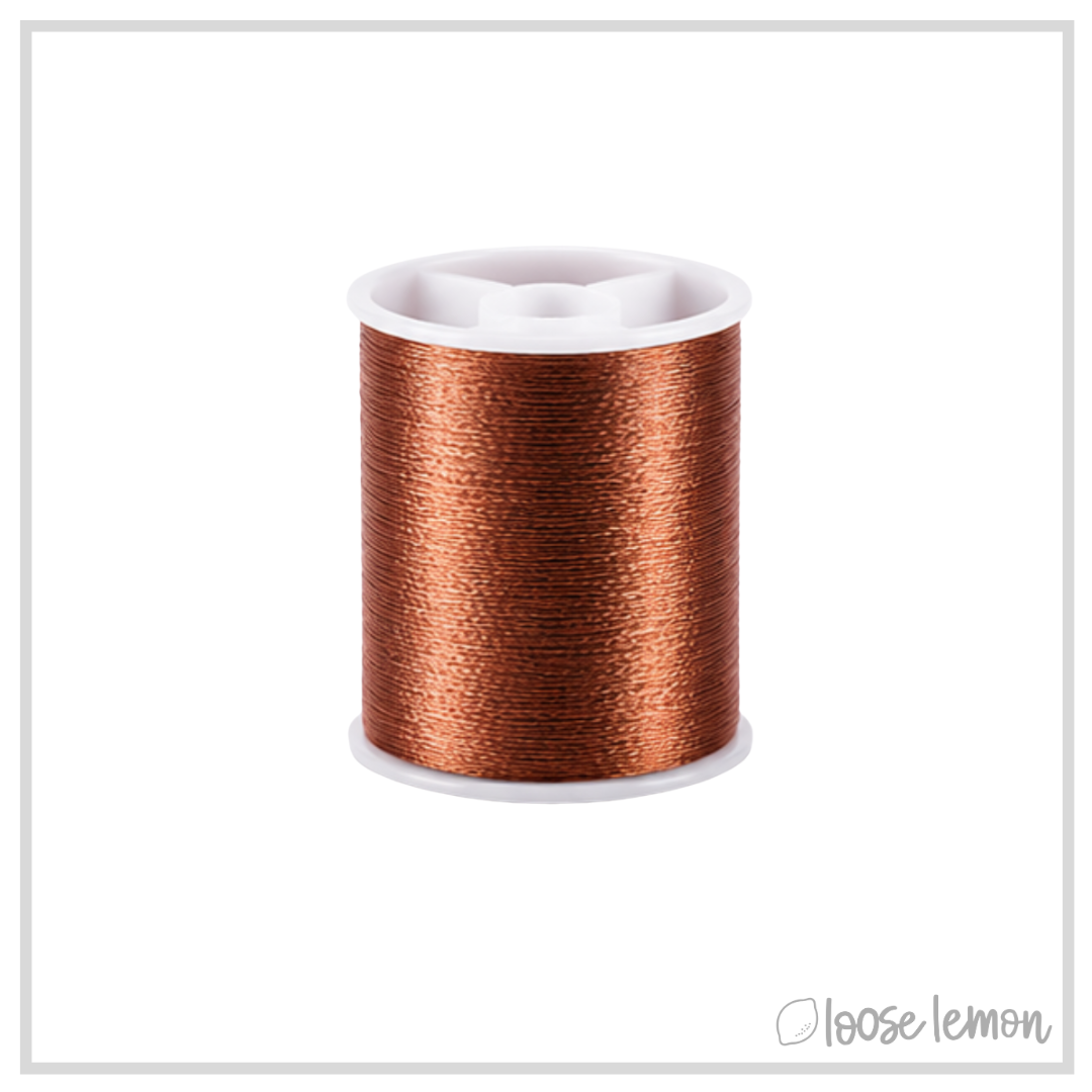 Metallic Thread (Copper)  | 0.1Mm X 55M