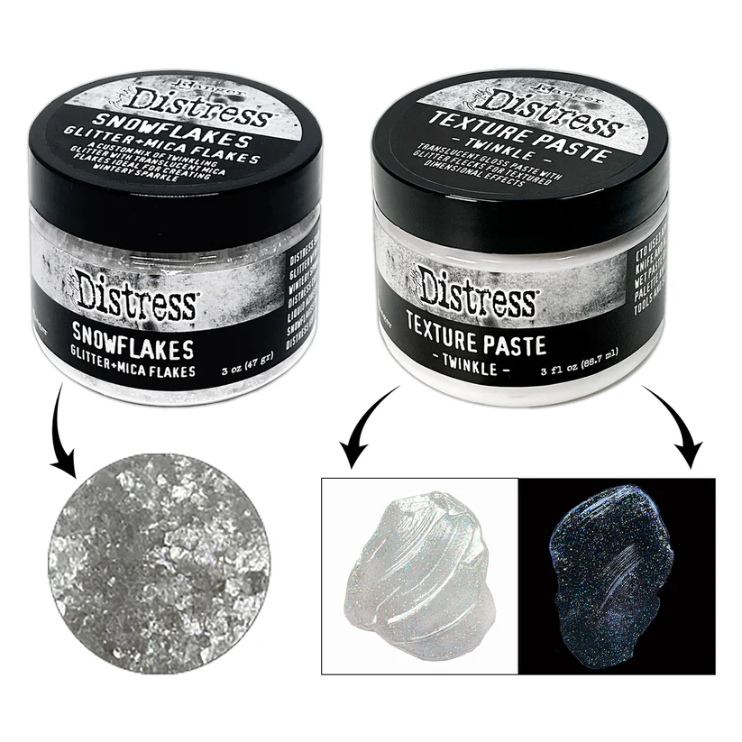 Tim Holtz Distress® Snowflakes (Glitter & Mica Flakes) | 3 fl oz