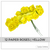 Paper Roses x 12 | Yellow