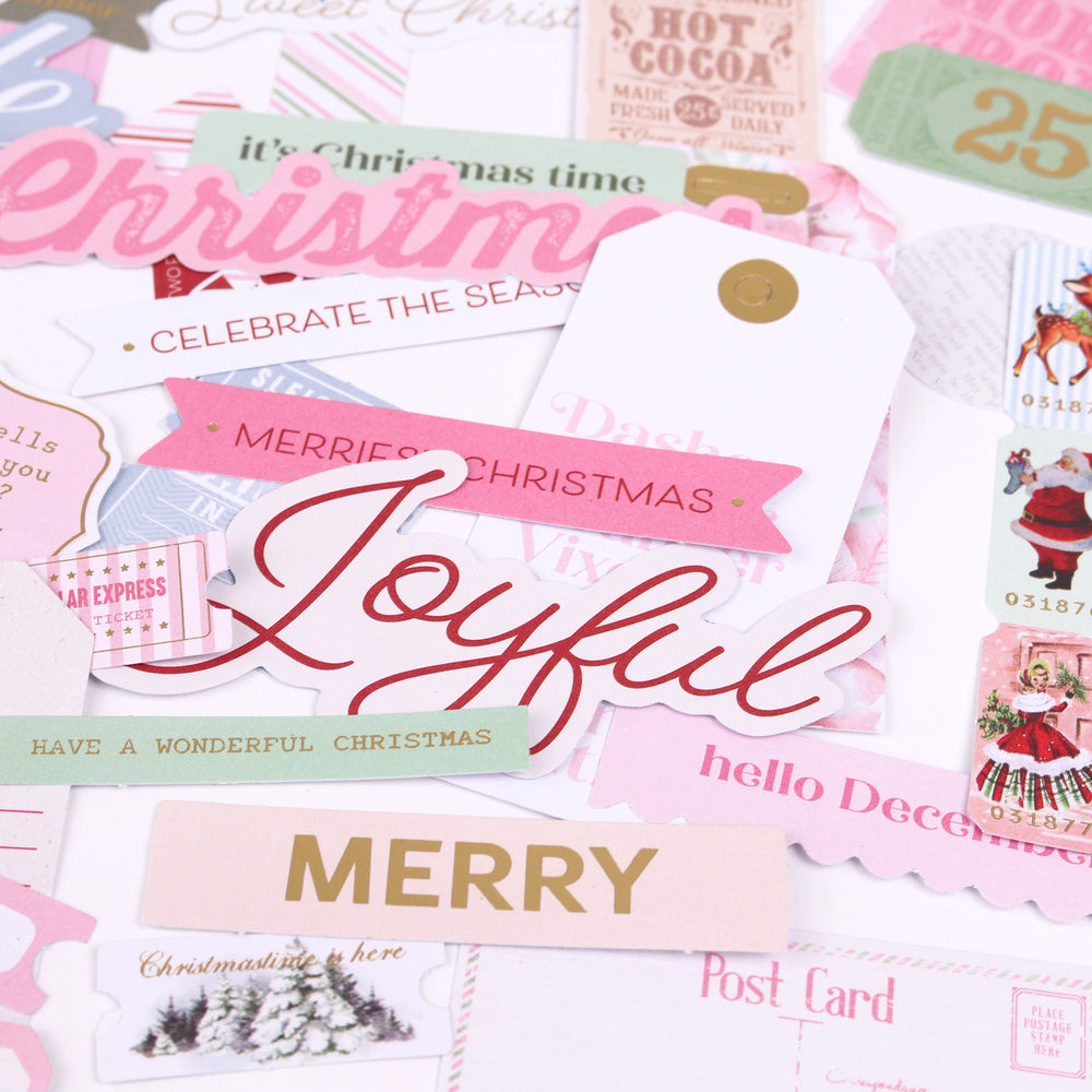 Peppermint Twist | Cardstock Sentiments (172 pcs)
