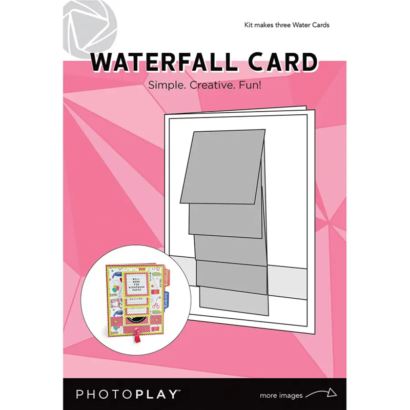 PhotoPlay Waterfall Cards x 3 | PPP9458