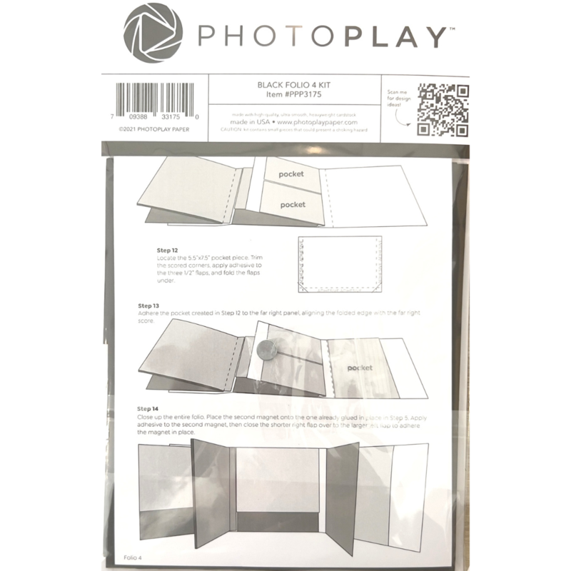 PhotoPlay Folio Album 4 (Black) | PPP3175