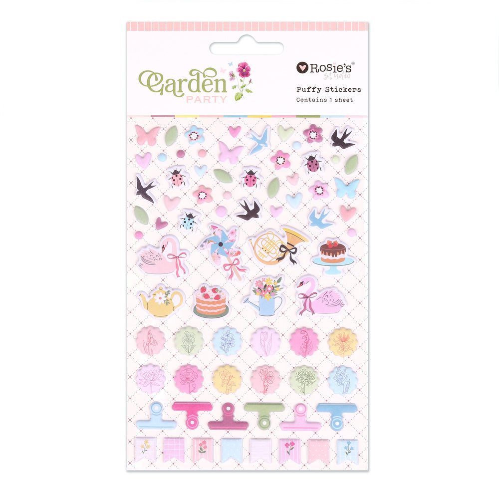 Garden Party | Puffy Motif Stickers