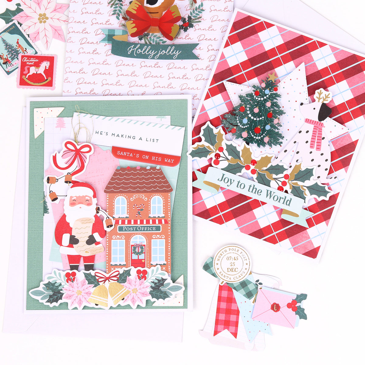 North Pole Post | Chipboard Frames & Corners (38 pcs)