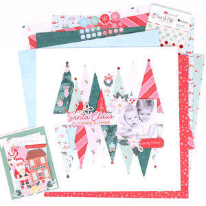 North Pole Post | Chipboard Frames & Corners (38 pcs)