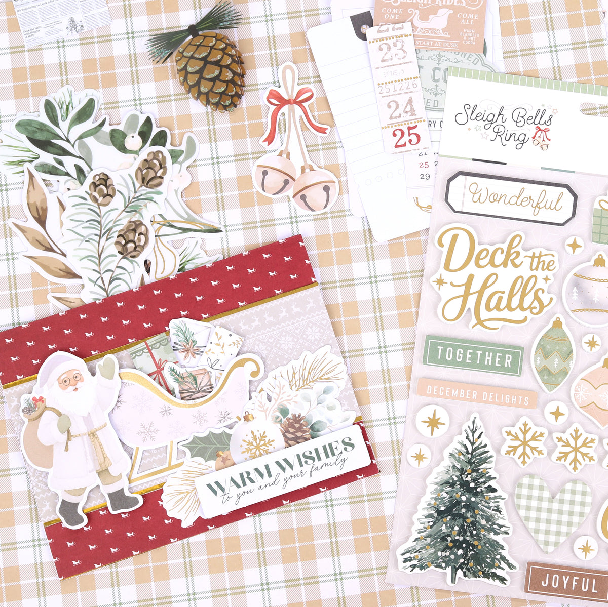 Sleigh Bells Ring | Dimensional Gingerbread