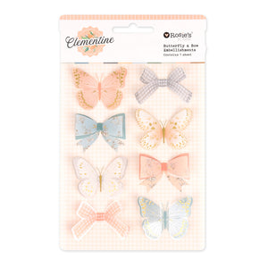 Clementine | Butterfly & Bow Embellishments
