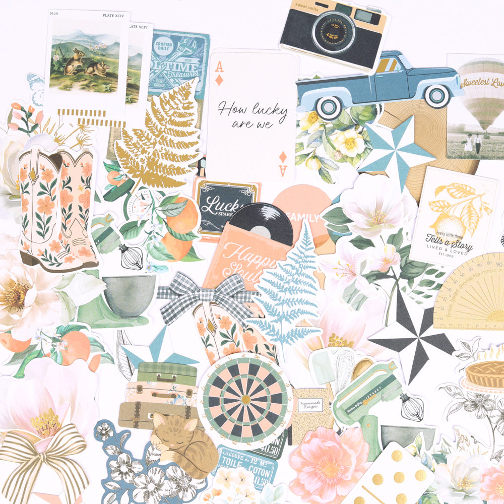Clementine | Cardstock Diecut Ephemera (124 pcs)