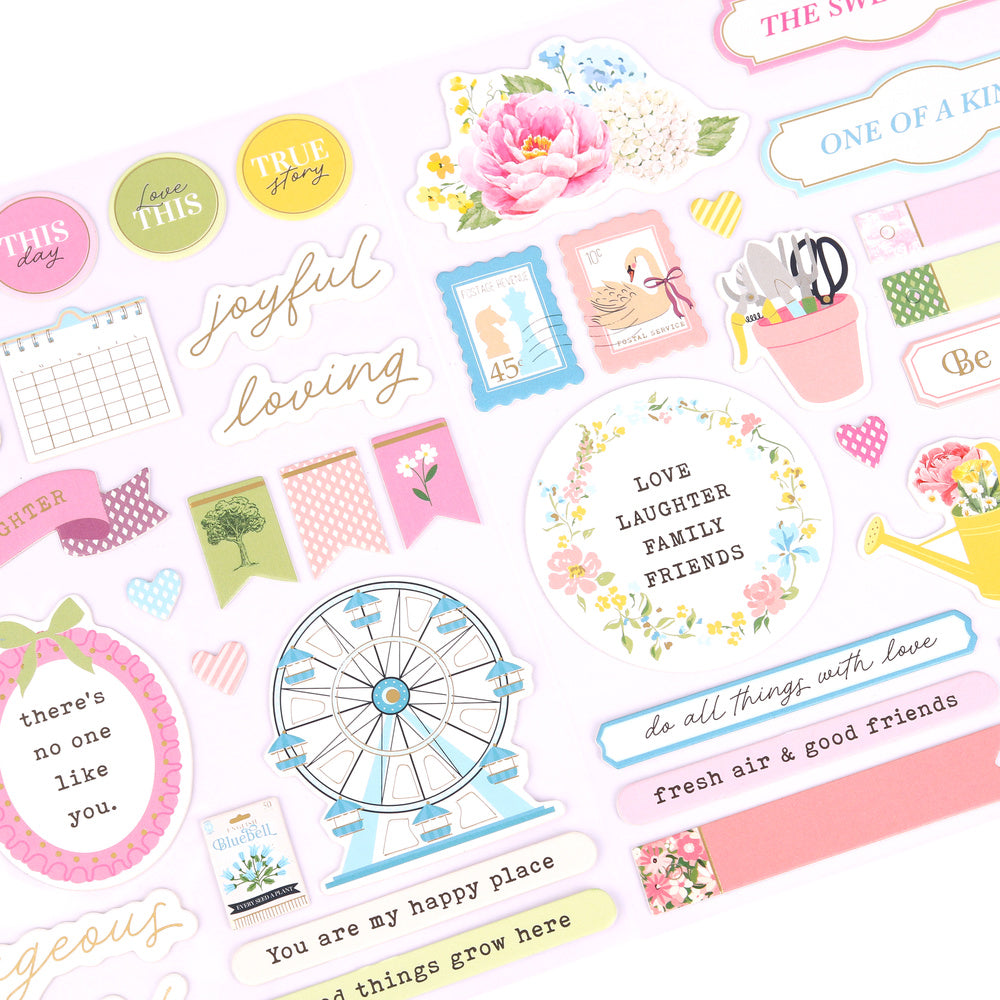 Garden Party | Chipboard Stickers (2 Sheets)