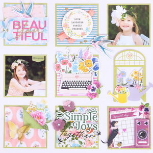 Garden Party | Chipboard Frames & Corners (38 pcs)