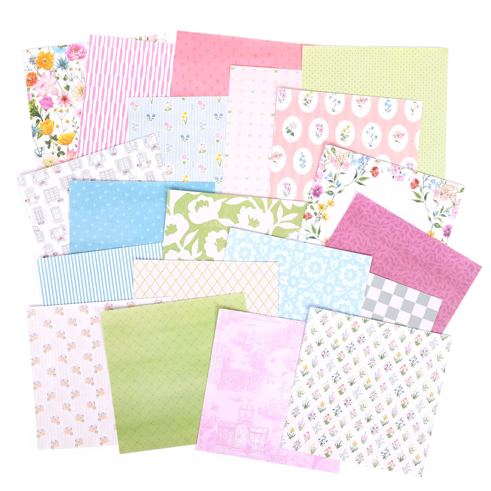 Garden Party | 12" X 12" Paper Pack ( 20 Sheets)