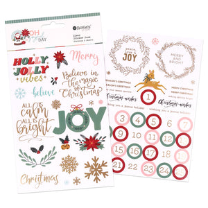 Oh Joyful Day | Clear Stickers