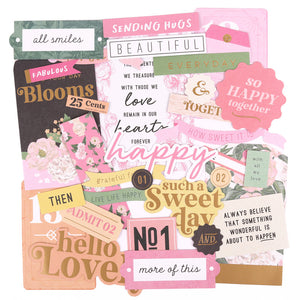 Primavera | Diecut Cardstock Sentiments (128 pcs)