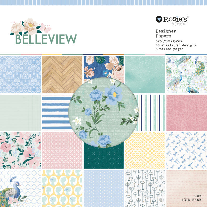Belleview | 6" X 6" Paper Pad (40 SHEETS)