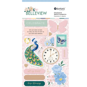 Belleview | Chipboard Embellishments