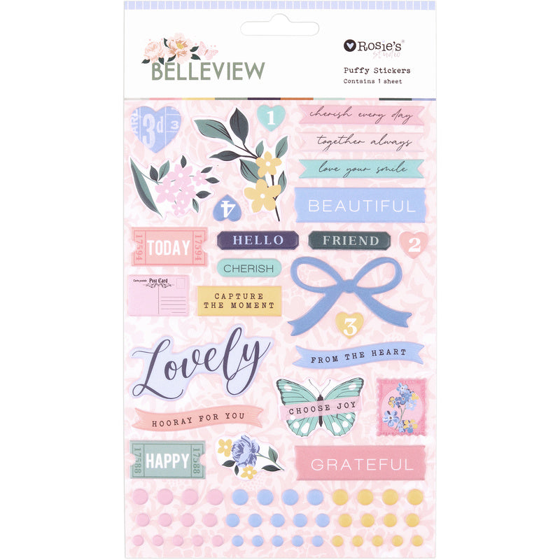 Belleview | Puffy Stickers
