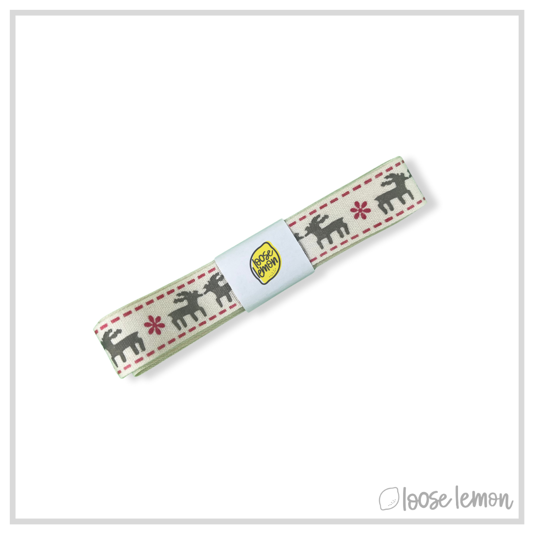 Rustic Ribbon x 1.8m (Reindeer)