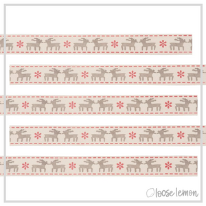 Rustic Ribbon x 1.8m (Reindeer)