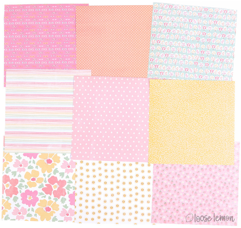 Sweet Sunshine | 6" X 6" Paper Pad ( 40 Sheets)