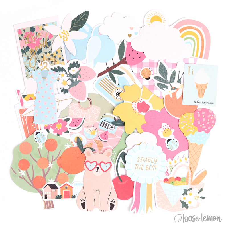 Sweet Sunshine | Diecut Ephemera (182 Pieces)
