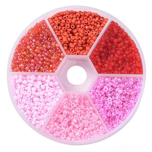 Glass Seed Beads | Red (60g)