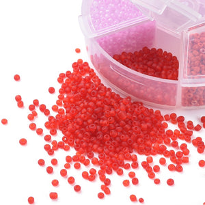 Glass Seed Beads | Red (60g)