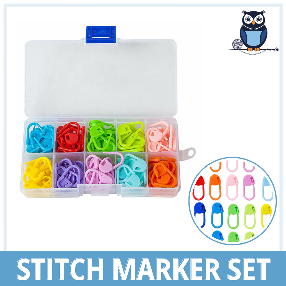 Stitch Markers Set (120 Pieces)