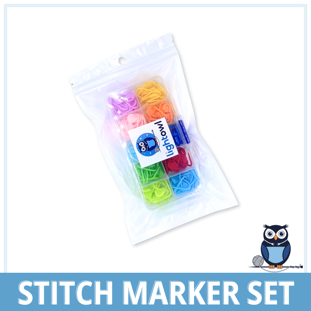 Stitch Markers Set (120 Pieces)