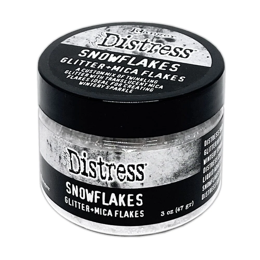 Tim Holtz Distress® Snowflakes (Glitter & Mica Flakes) | 3 fl oz