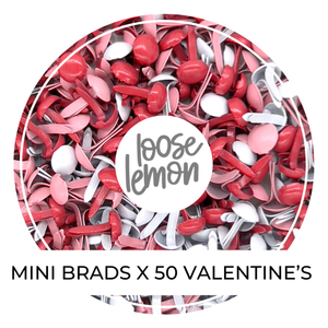 Mini Brads X 50 | Valentine's