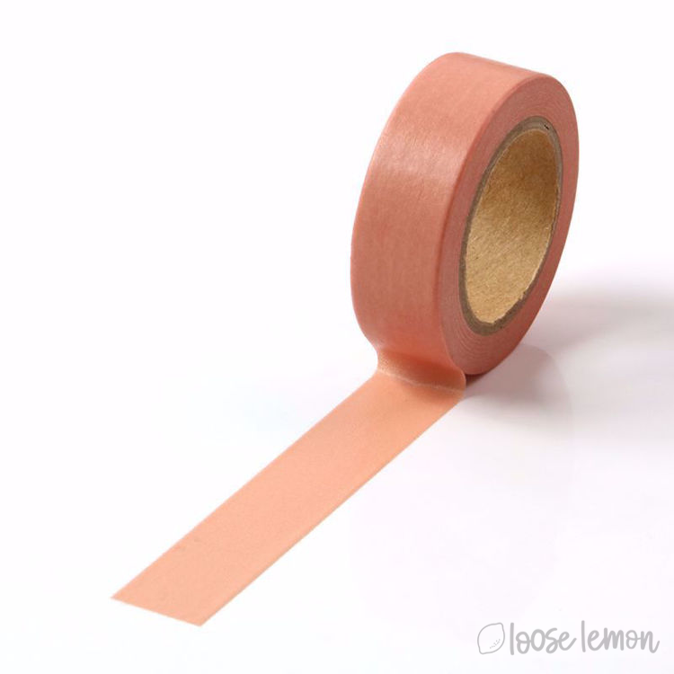 Plain Salmon - Washi Tape (10M)