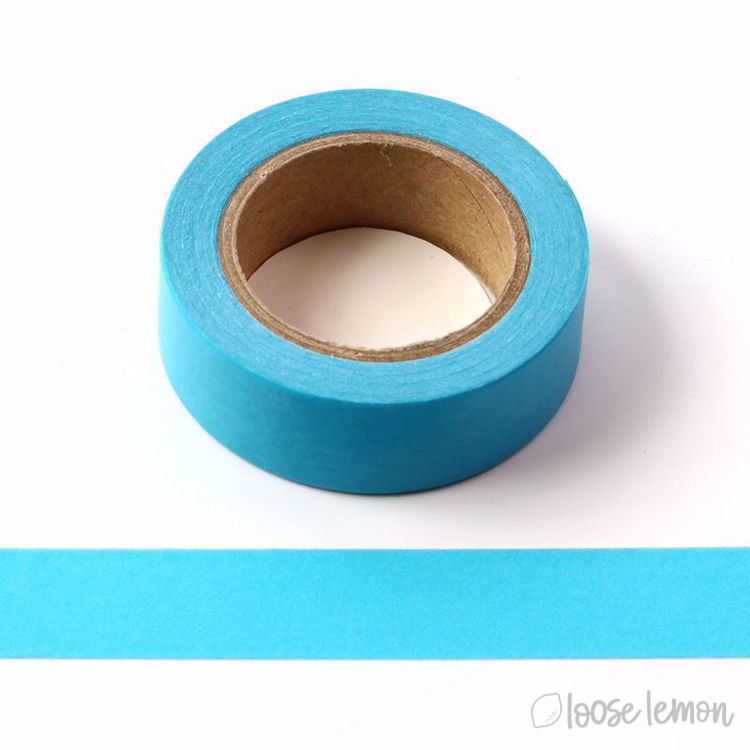 Plain Blue - Washi Tape (10M)