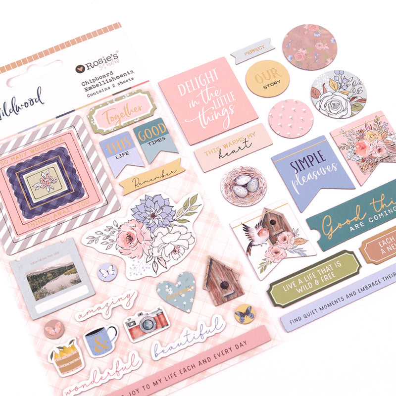 Wildwood | Chipboard Embellishments (2 Sheets)