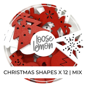 Christmas Shapes x 12 | Mixed