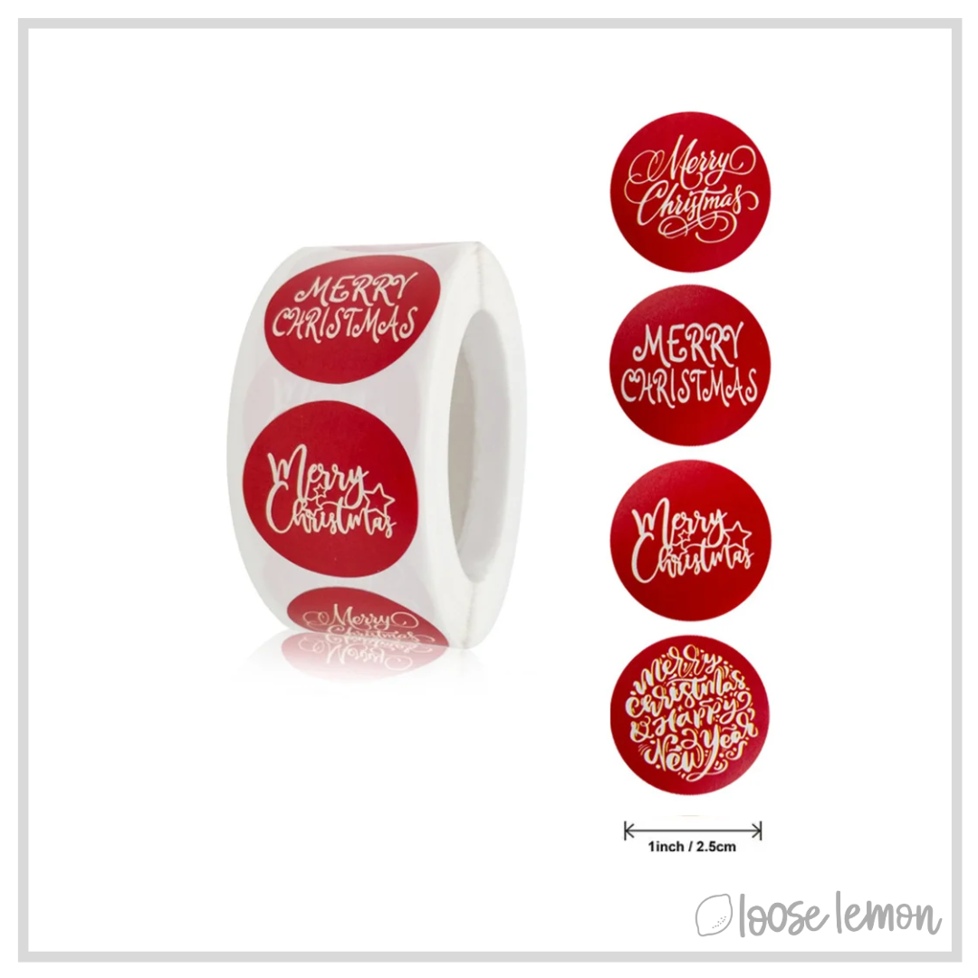 100 Modern Red Merry Christmas 1