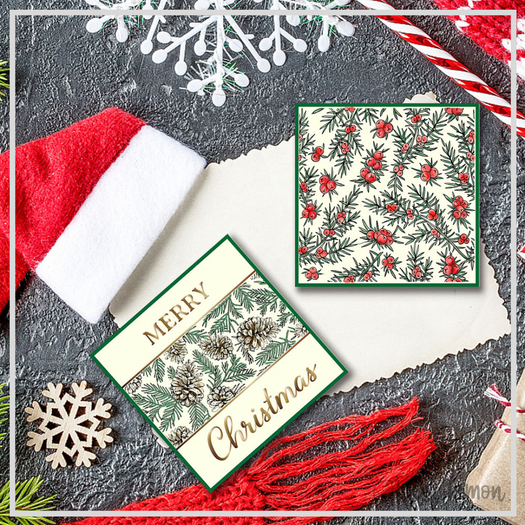 Christmas Acrylic Stamp | Christmas Greenery