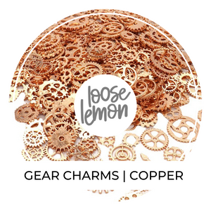 Cog & Gear Charms | Copper
