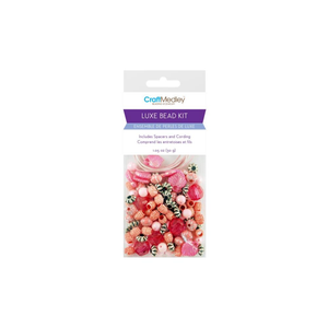 Craft Medley Luxe Bead Kit | Pink