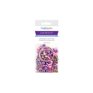 Craft Medley Luxe Bead Kit | Purple