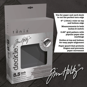 Tim Holtz Deckle / Torn Edge Trimmer 8.5" by Tonic Studios (3561E)
