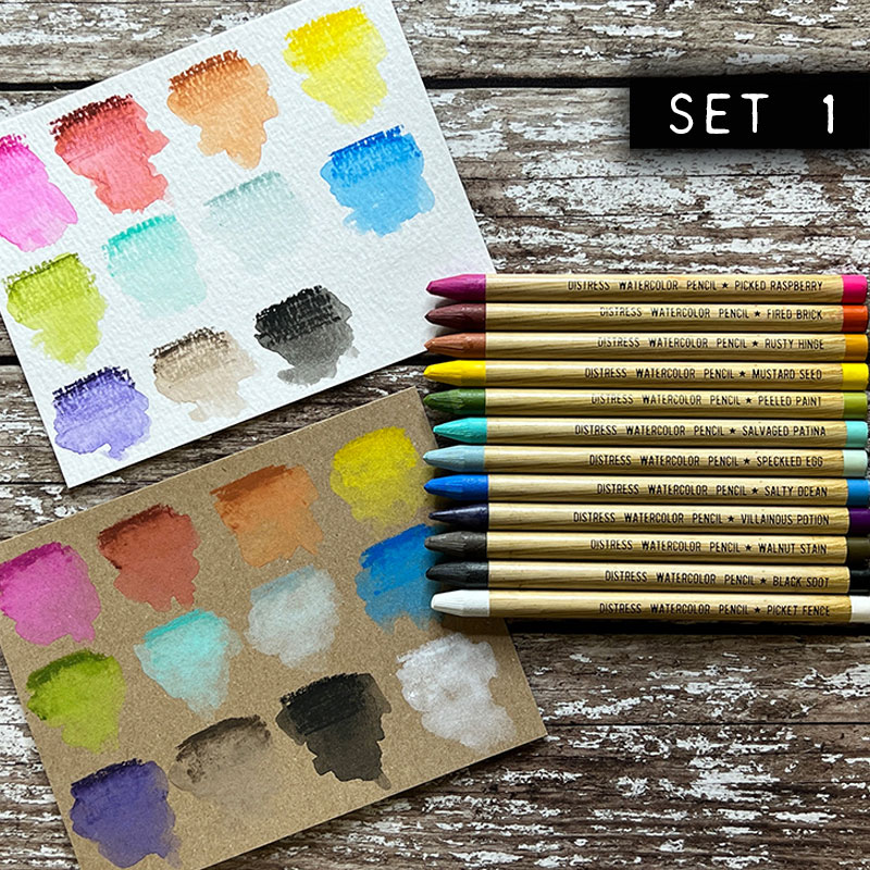 Tim Holtz Distress Watercolor Pencils | Set 1 (TDH76308)