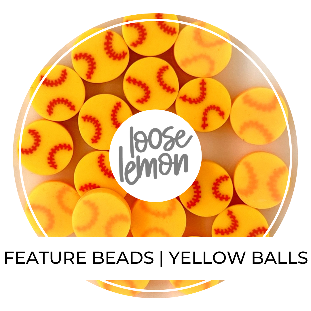 Feature Beads | Yellow Balls