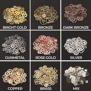 Cog & Gear Charms | Copper